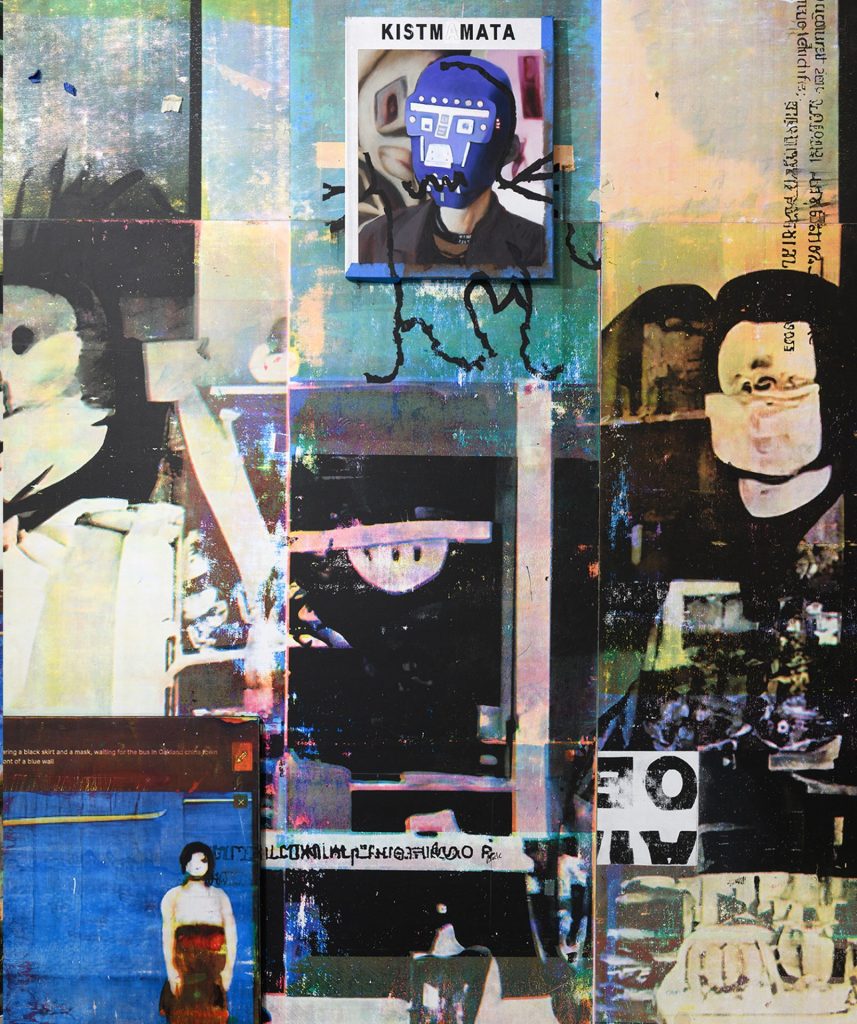 ink and oil on wood/130×198 inches/2023